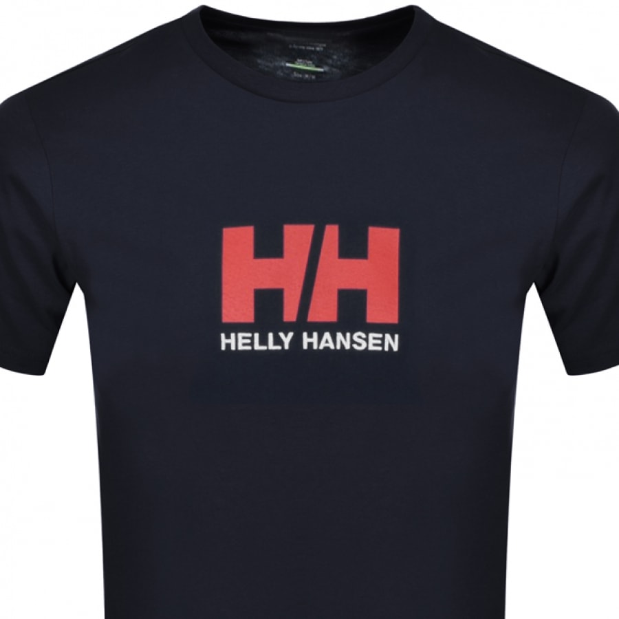 Alternative Image for ProductHelly Hansen Logo T Shirt Navy2